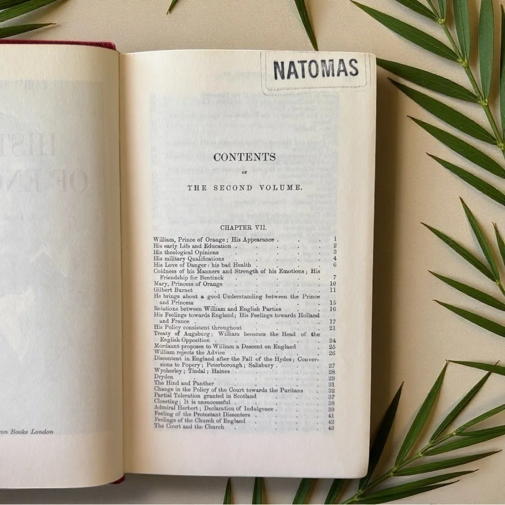 The History of England | Vol. II & IV | 1967 | Red Faux Leather Set